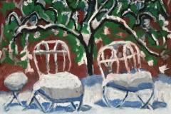 left out in the snow