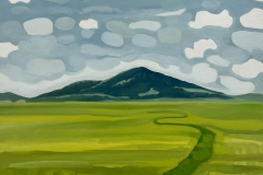 The cut through the fields