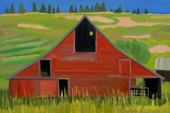 Nestled in the field 