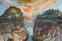 View at the coast