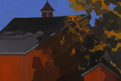 Red barn and fall shadows (sold)