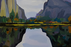Fall at Mirror Lake” (sold)