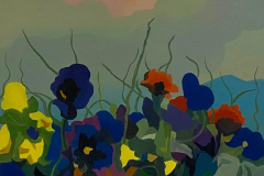 Sunset and flowers (sold)