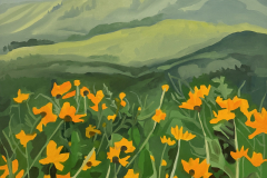 High in the mountains (sold)